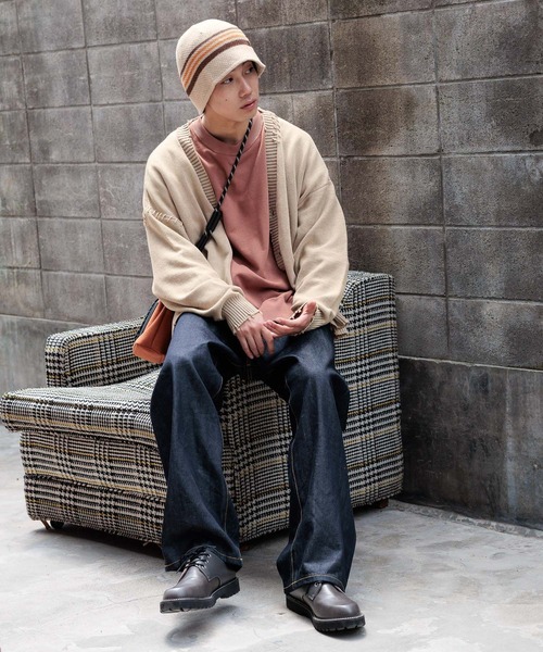 セール】ダメージフェードニットカーディガン（カーディガン/ボレロ