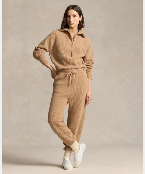 【セール】リブニット カシミヤウール パンツ（その他パンツ）｜POLO RALPH LAUREN（ポロ ラルフ ローレン）