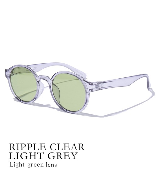 Jugaad14】RIPPLE CLEAR light grey（サングラス）｜Jugaad14（ジュ