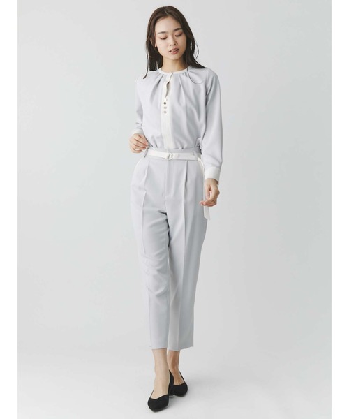 【セール】バイカラーベルト付テーパードパンツ（その他パンツ）｜TONAL（トーナル）