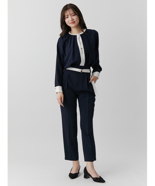 【セール】バイカラーベルト付テーパードパンツ（その他パンツ）｜TONAL（トーナル）