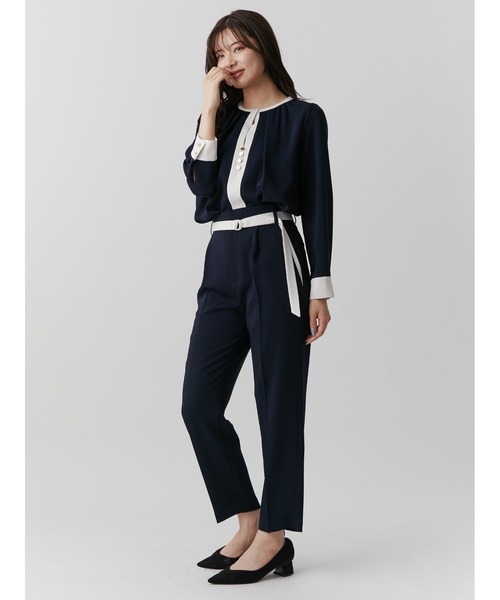 【セール】バイカラーベルト付テーパードパンツ（その他パンツ）｜TONAL（トーナル）