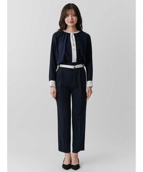 【セール】バイカラーベルト付テーパードパンツ（その他パンツ）｜TONAL（トーナル）