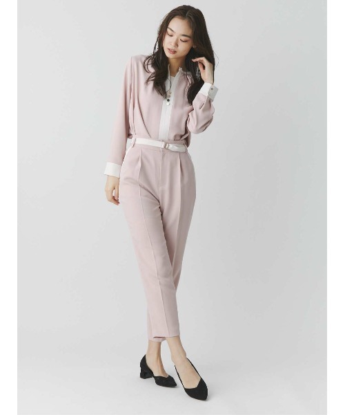 【セール】バイカラーベルト付テーパードパンツ（その他パンツ）｜TONAL（トーナル）