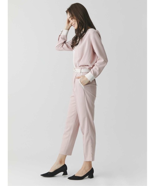 【セール】バイカラーベルト付テーパードパンツ（その他パンツ）｜TONAL（トーナル）