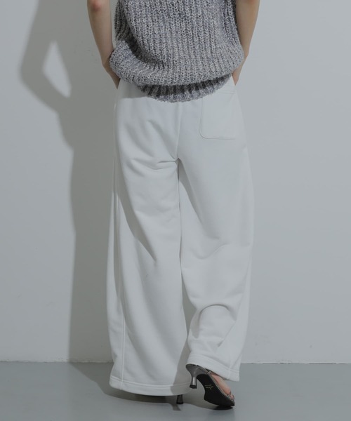 SENSE OF PLACE by URBAN RESEARCH（センスオブプレイスバイアーバンリサーチ）の「サイドパネルスウェットパンツ（スウェットパンツ・レディース・ネイビー/グレー/オフホワイト・ONE）」の7枚目の写真