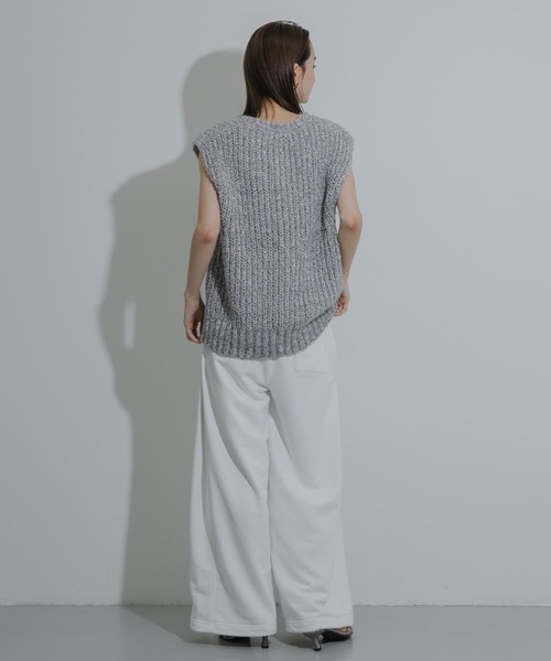 SENSE OF PLACE by URBAN RESEARCH（センスオブプレイスバイアーバンリサーチ）の「サイドパネルスウェットパンツ（スウェットパンツ・レディース・ネイビー/グレー/オフホワイト・ONE）」の10枚目の写真