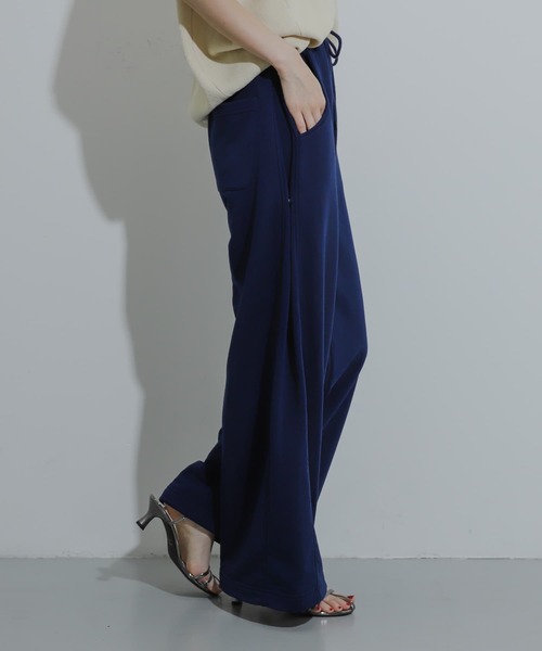 SENSE OF PLACE by URBAN RESEARCH（センスオブプレイスバイアーバンリサーチ）の「サイドパネルスウェットパンツ（スウェットパンツ・レディース・ネイビー/グレー/オフホワイト・ONE）」の21枚目の写真