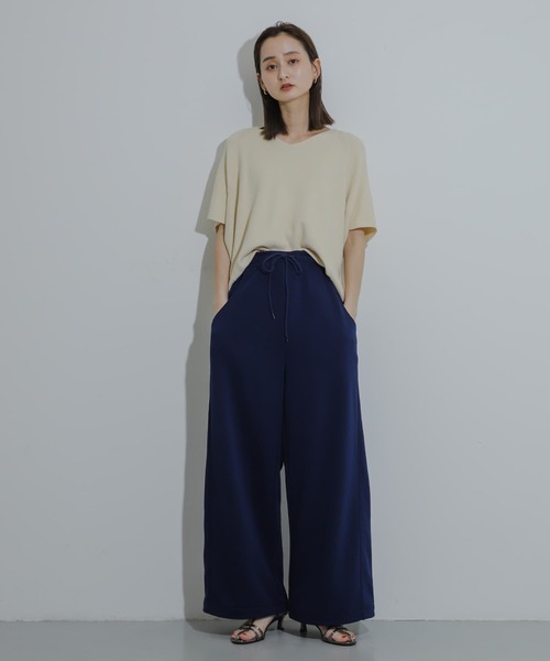 SENSE OF PLACE by URBAN RESEARCH（センスオブプレイスバイアーバンリサーチ）の「サイドパネルスウェットパンツ（スウェットパンツ・レディース・ネイビー/グレー/オフホワイト・ONE）」の22枚目の写真