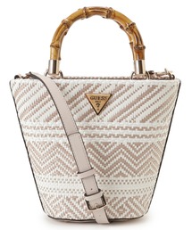 Guess | HAPPYLAND Straw Mini Tote トートバッグ レディース(ハンドバッグ)
