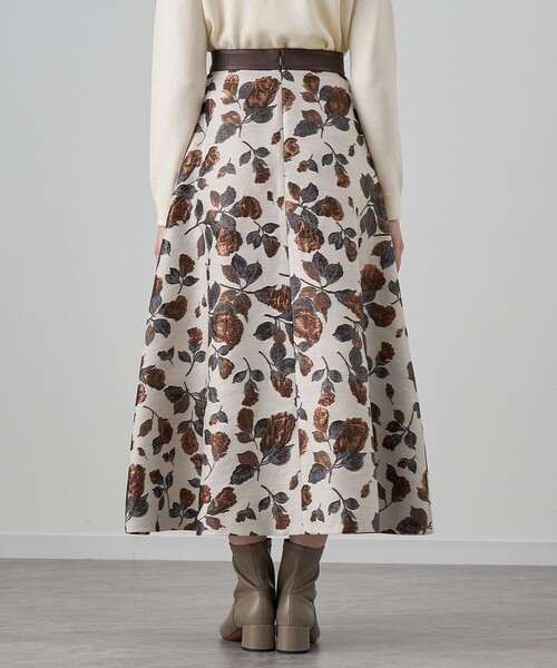 ANAYI（アナイ）の「フラワージャガード スカート（スカート）」 - WEAR