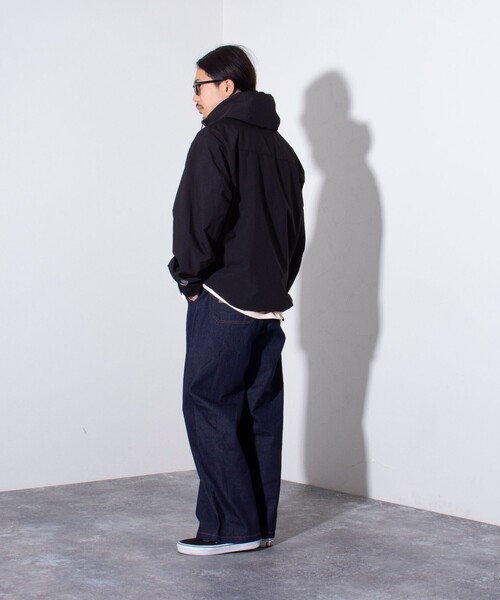 GEVACO（ゲバコ）の「【GEVACO/ゲバコ】10oz デニムイージーワイドパンツ（デニムパンツ・メンズ・インディゴブルー/ブラック・M/L）」の8枚目の写真