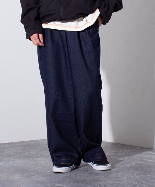 GEVACO（ゲバコ）の「【GEVACO/ゲバコ】10oz デニムイージーワイドパンツ（デニムパンツ・メンズ・インディゴブルー/ブラック・M/L）」の10枚目の写真