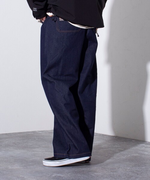 GEVACO（ゲバコ）の「【GEVACO/ゲバコ】10oz デニムイージーワイドパンツ（デニムパンツ・メンズ・インディゴブルー/ブラック・M/L）」の12枚目の写真