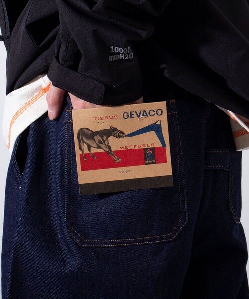 GEVACO（ゲバコ）の「【GEVACO/ゲバコ】10oz デニムイージーワイドパンツ（デニムパンツ・メンズ・インディゴブルー/ブラック・M/L）」の15枚目の写真