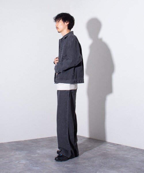 GEVACO（ゲバコ）の「【GEVACO/ゲバコ】10oz デニムイージーワイドパンツ（デニムパンツ・メンズ・インディゴブルー/ブラック・M/L）」の20枚目の写真