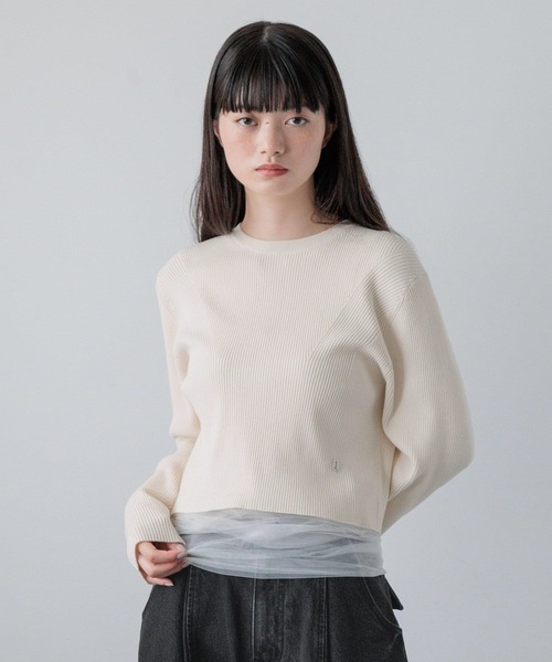 yuw(ユウ)の「チュールリボンベルト 146828(ベルト・レディース・ホワイト/ブラック・FREE)」の5枚目の写真