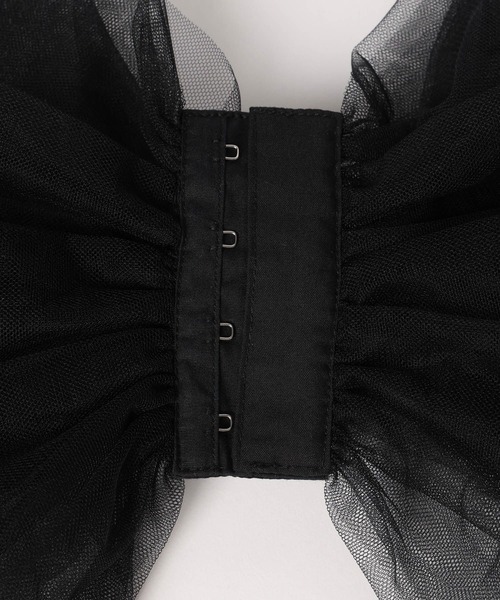 yuw(ユウ)の「チュールリボンベルト 146828(ベルト・レディース・ホワイト/ブラック・FREE)」の8枚目の写真