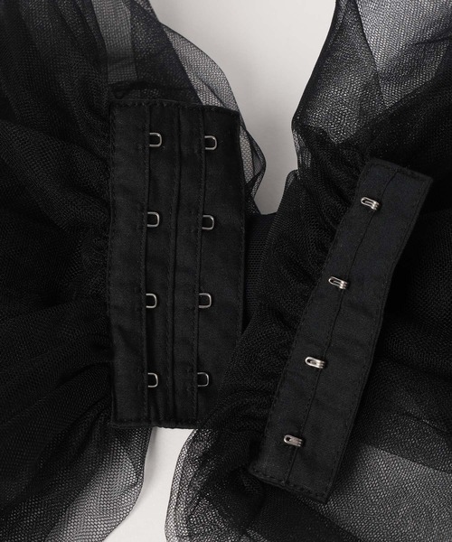 yuw(ユウ)の「チュールリボンベルト 146828(ベルト・レディース・ホワイト/ブラック・FREE)」の9枚目の写真