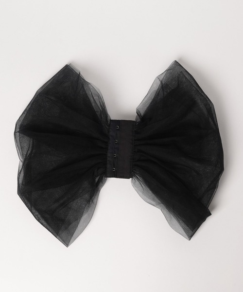 yuw(ユウ)の「チュールリボンベルト 146828(ベルト・レディース・ホワイト/ブラック・FREE)」の10枚目の写真