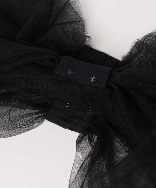 yuw(ユウ)の「チュールリボンベルト 146828(ベルト・レディース・ホワイト/ブラック・FREE)」の12枚目の写真