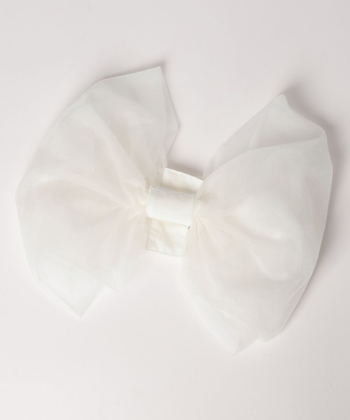 yuw(ユウ)の「チュールリボンベルト 146828(ベルト・レディース・ホワイト/ブラック・FREE)」の14枚目の写真