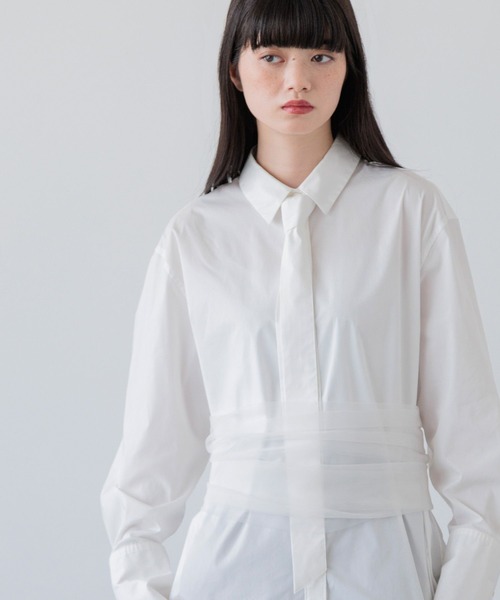 yuw(ユウ)の「チュールリボンベルト 146828(ベルト・レディース・ホワイト/ブラック・FREE)」の21枚目の写真