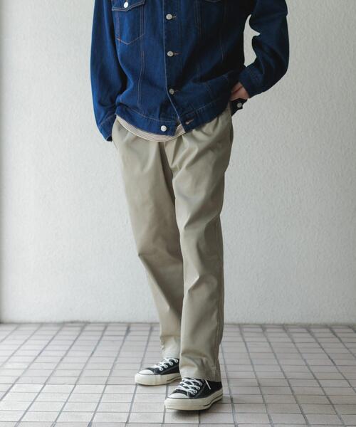 ITEMS URBANRESEARCH（アイテムズ アーバンリサーチ）の「ハイストレッチ リラックスパンツ（その他パンツ・メンズ・ブラック/カーキ/インディゴブルー/ベージュ・MEDIUM/SMALL/LARGE）」の6枚目の写真