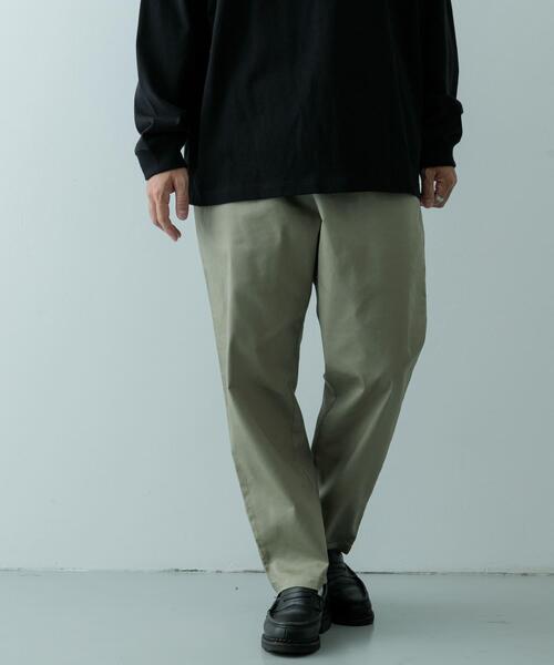 ITEMS URBANRESEARCH（アイテムズ アーバンリサーチ）の「ハイストレッチ リラックスパンツ（その他パンツ・メンズ・ブラック/カーキ/インディゴブルー/ベージュ・MEDIUM/SMALL/LARGE）」の9枚目の写真