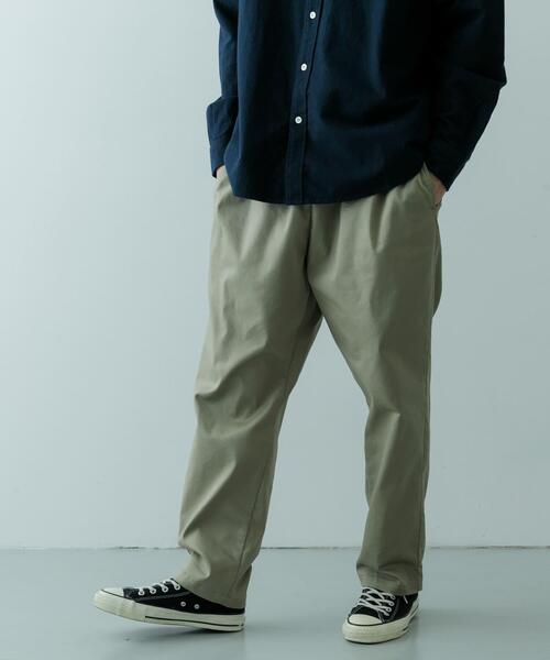 ITEMS URBANRESEARCH（アイテムズ アーバンリサーチ）の「ハイストレッチ リラックスパンツ（その他パンツ・メンズ・ブラック/カーキ/インディゴブルー/ベージュ・MEDIUM/SMALL/LARGE）」の9枚目の写真