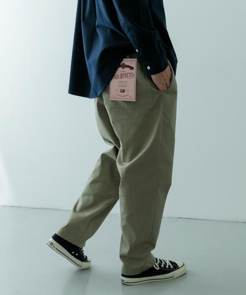 ITEMS URBANRESEARCH（アイテムズ アーバンリサーチ）の「ハイストレッチ リラックスパンツ（その他パンツ・メンズ・ブラック/カーキ/インディゴブルー/ベージュ・MEDIUM/SMALL/LARGE）」の10枚目の写真