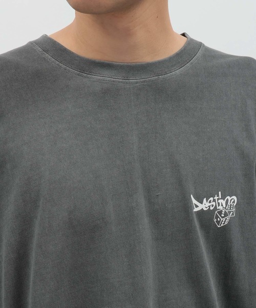 LAKOLE(ラコレ)の「ピグメントバックプリント長袖Tシャツ / 141048(Tシャツ/カットソー・メンズ・ブルー/イエロー/チャコール・MEDIUM/LARGE)」の13枚目の写真