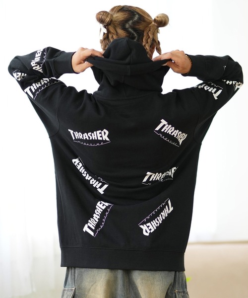 セール】【ムラサキスポーツ限定】THRASHER/スラッシャー ジップアップ