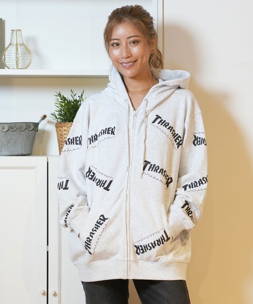 セール】【ムラサキスポーツ限定】THRASHER/スラッシャー ジップアップ