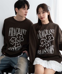 WEGO | WEGO/【24年秋冬新作】ジャガードグラフィックプルオーバー(ニット/セーター)