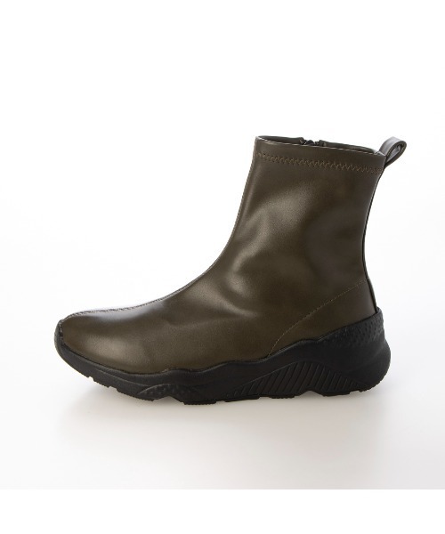 noyau(ノヤウ)の「軽量スニーカーショートブーツ(ブーツ・レディース・ブラック/グレー/カーキ/ブラック系その他6・LL/S/M/L)」の11枚目の写真