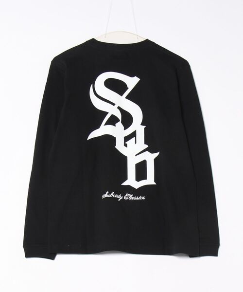 PRINTED CROWD L/S TEE（Tシャツ/カットソー）｜Subciety（サブサエティ）