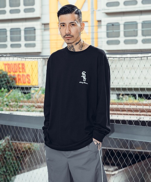PRINTED CROWD L/S TEE（Tシャツ/カットソー）｜Subciety（サブサエティ）