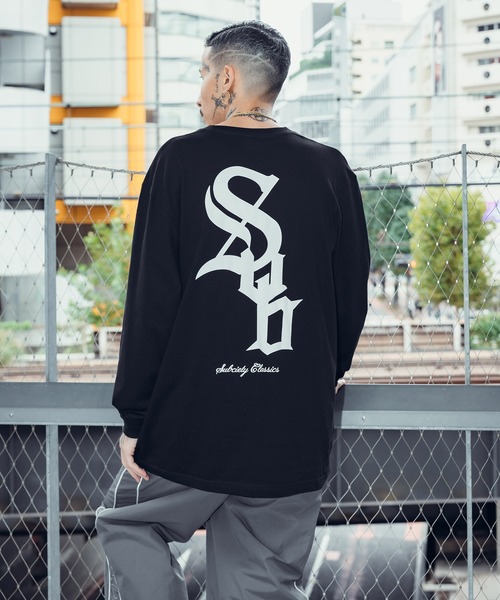 PRINTED CROWD L/S TEE（Tシャツ/カットソー）｜Subciety（サブサエティ）