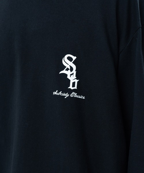 PRINTED CROWD L/S TEE（Tシャツ/カットソー）｜Subciety（サブサエティ）
