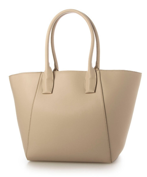 cache cache(カシュ カシュ)の「カシュカシュ cachecache / A4ヒネリ飾り金具2wayトートバッグ(トートバッグ・レディース・ブラック/アイボリー/チョコ・FREE)」の4枚目の写真