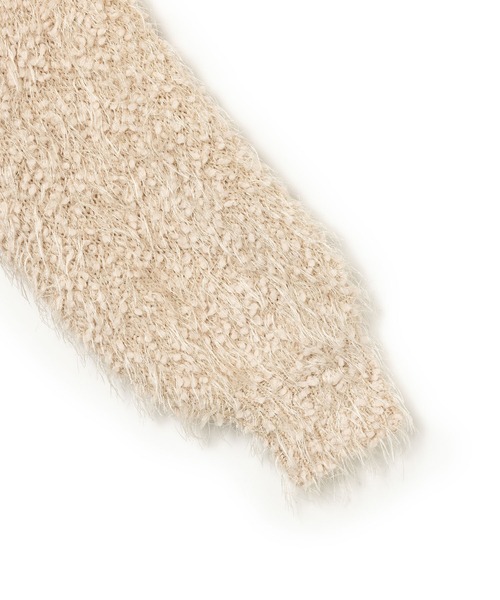 VIS（ビス）の「【選べる着丈】ポコポコヤーンVネックカーディガン（カーディガン/ボレロ・レディース・チャコールグレー/ベージュ/キナリ/ピンク系その他2・FREE/FS）」の18枚目の写真