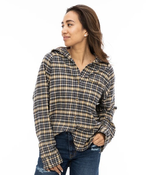 【セール】BILLABONG レディース BEST TIME 長袖シャツ 【2024年秋冬モデル】/ビラボンラグランシャツ（シャツ/ブラウス）｜BILLABONG（ビラボン）