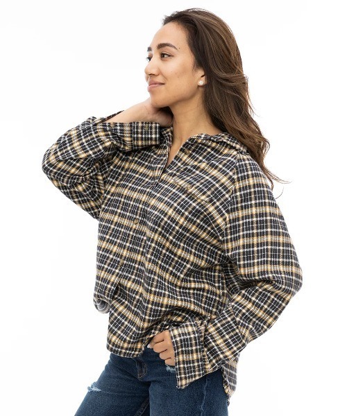 【セール】BILLABONG レディース BEST TIME 長袖シャツ 【2024年秋冬モデル】/ビラボンラグランシャツ（シャツ/ブラウス）｜BILLABONG（ビラボン）