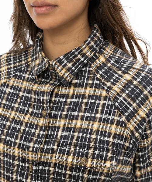 【セール】BILLABONG レディース BEST TIME 長袖シャツ 【2024年秋冬モデル】/ビラボンラグランシャツ（シャツ/ブラウス）｜BILLABONG（ビラボン）