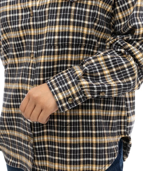 【セール】BILLABONG レディース BEST TIME 長袖シャツ 【2024年秋冬モデル】/ビラボンラグランシャツ（シャツ/ブラウス）｜BILLABONG（ビラボン）