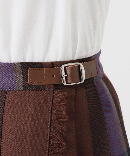 La TOTALITE(ラトータリテ)の「【O'NEIL OF DUBLIN/オニールオブダブリン】イージーキルトプリーツスカート(スカート・レディース・ブラウン/グリーン/ブルー系その他・SMALL/MEDIUM)」の18枚目の写真