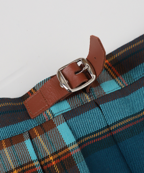 La TOTALITE(ラトータリテ)の「【O'NEIL OF DUBLIN/オニールオブダブリン】イージーキルトプリーツスカート(スカート・レディース・ブラウン/グリーン/ブルー系その他・SMALL/MEDIUM)」の22枚目の写真