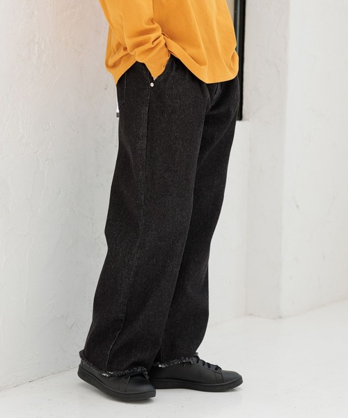 LAKOLE(ラコレ)の「カットオフデニムパンツ / 140353(デニムパンツ・メンズ・グレー/ブラック/インディゴブルー・LARGE/SMALL/MEDIUM)」の2枚目の写真