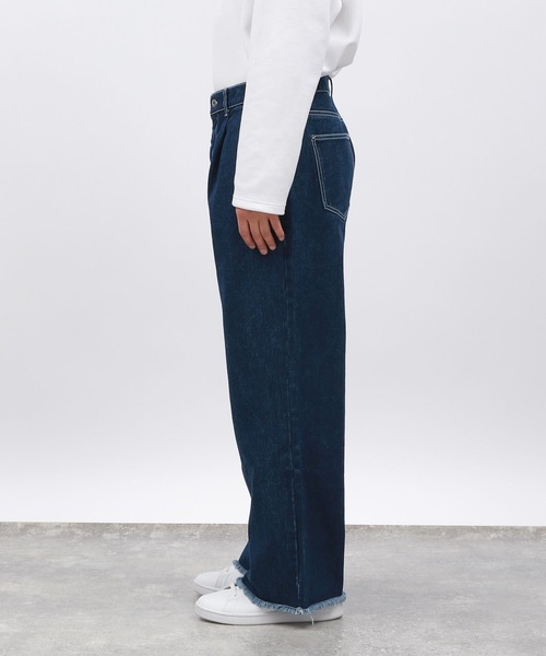 LAKOLE(ラコレ)の「カットオフデニムパンツ / 140353(デニムパンツ・メンズ・グレー/ブラック/インディゴブルー・LARGE/SMALL/MEDIUM)」の17枚目の写真